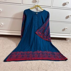 Pakistani linen embroidered top